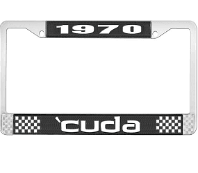 License Plate Frame-1970 Plymouth Cuda