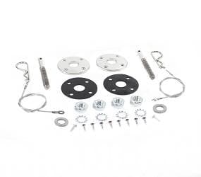 Hood Pin Kits with 18" Lanyards - 1970-1974 Dodge Dart, 1971-1972 Dodge Demon, 1973-1976 Dart Sport