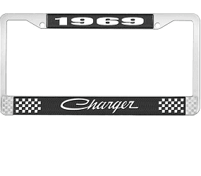 License Plate Frame-1969 Dodge Charger