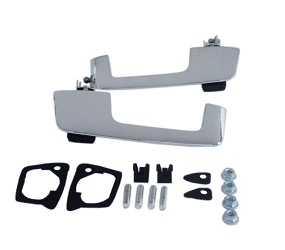 1968-1970 B-Body, 1967-1970 A-body Exterior Door Handles with Black Button