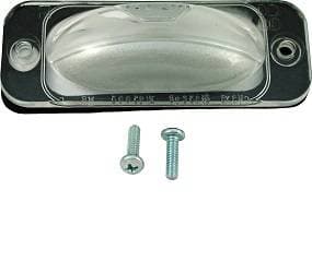 Mopar Rear License Plate Lens- 1966-1974 Oval Style Lens