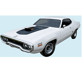 Mopar Stripe Kits 1971 GTX Decal & Body Stripe (Air Grabber Cars)