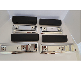 Mopar Bundle Kit-Arm Rest Pads & Bases for all 1968-1970 B-body Hardtop (except Charger)